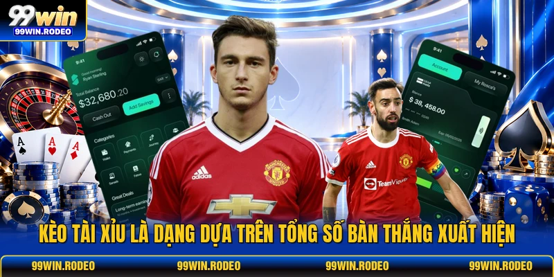 Kèo tài xỉu là dạng dựa trên tổng số bàn thắng xuất hiện Kèo tài xỉu là dạng dựa trên tổng số bàn thắng xuất hiện